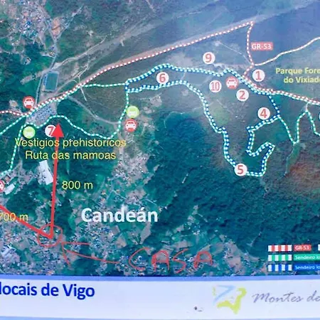 Hébergement de vacances Tranquila Casita De Invitados En Con Chimenea
