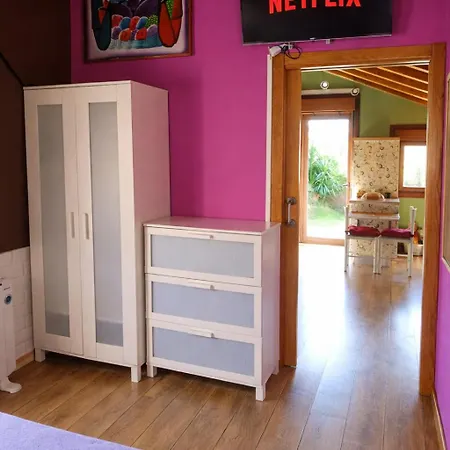 Tranquila Casita De Invitados En Con Chimenea * 比戈