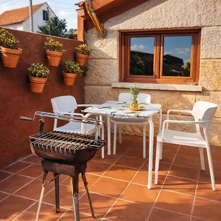 Tranquila Casita De Invitados En Con Chimenea 比戈